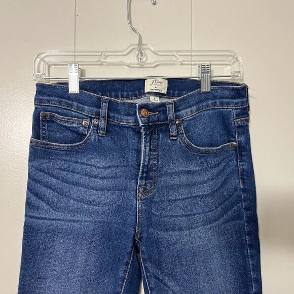 J.Crew Women Skinny Jeans, 8" Toothpick Stretch Size 27 EUC - Picture 3 of 5